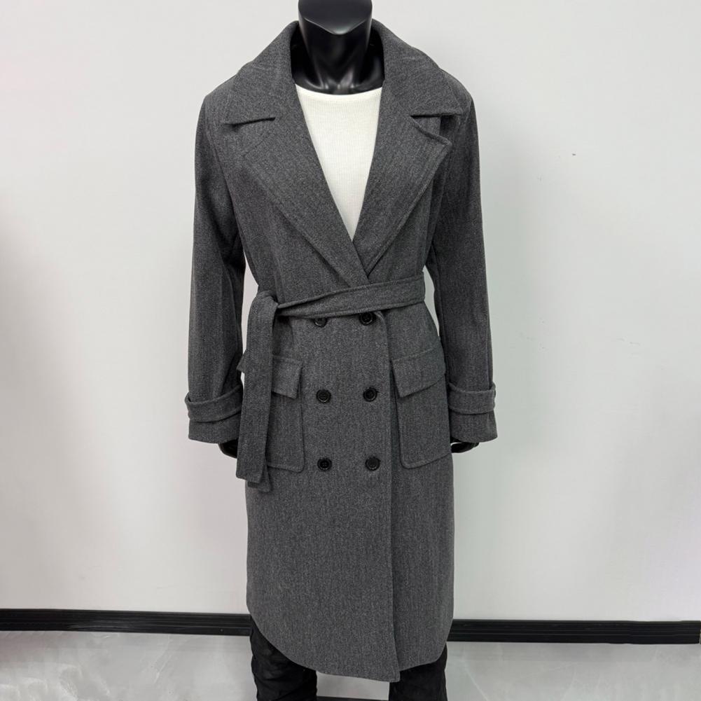 Long Sleeve Coat Women Coat Wo - огляд і ціна Wool Coat Peacoat