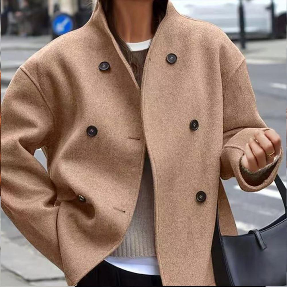 Lady Overcoat Women's Winter C - огляд і ціна Wool Coat Peacoat